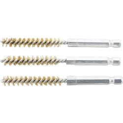 Bgs Technic - Brosse en laiton 8 mm 6,3 mm (1/4') 3 pièces