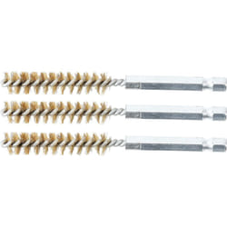 Bgs Technic - Brosse en laiton 10 mm 6,3 mm (1/4') 3 pièces