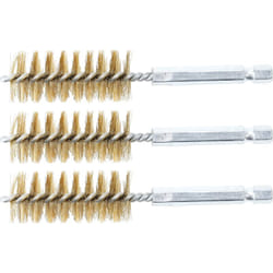 Bgs Technic - Brosse en laiton 19 mm 6,3 mm (1/4') 3 pièces