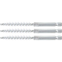Bgs Technic - brosse plate nylon 9MM 6,3MM (1/4'') 3PIÈCES bgs 3078-9-N