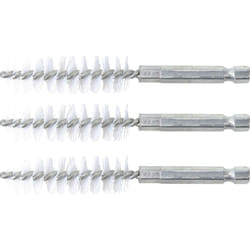Bgs Technic - brosse plate nylon 15MM 6,3MM (1/4'') 3PIÈCES bgs 3078-15-N