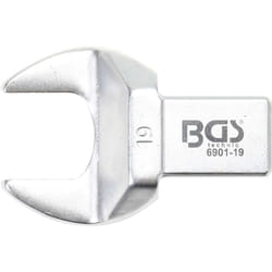 Clé plate 19 mm empreinte 14 x 18 mm bgs 6901-19
