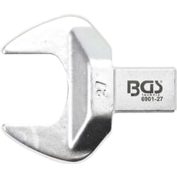 Clé plate 27 mm empreinte 14 x 18 mm bgs 6901-27
