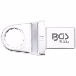 Axe rectangulaire Empreinte: 14 x 18 mm Avec verrouillage par goupille Poids brut: 130 g Traitement de surface: Chromé, mat O ...