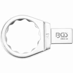 Axe rectangulaire Empreinte: 14 x 18 mm Avec verrouillage par goupille Poids brut: 220 g Traitement de surface: Chromé, mat O ...