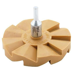 BGS 3999-1  GOMME POUR AUTOCOLLANTS  Ø 90 MM BGS TECHNIC