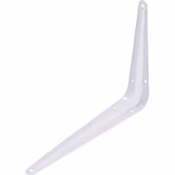 Équerre détagère - KRAFTMANN - 150 x 200 mm - Charge maximale 30 kg - Blanc