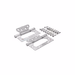 KRAFTMANN 80909 | JEU DE CHARNIÈRES | ACIER INOXYDABLE | POUR MONTAGES COMPACTS | 100 X 50 MM | 2 PIÈCES