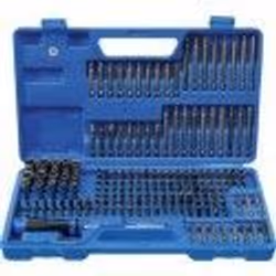 Jeu d'embouts de sécurité BGS TECHNIC - universels pour foreuse - 6,3 mm (1/4") - 208 pcs - 20103