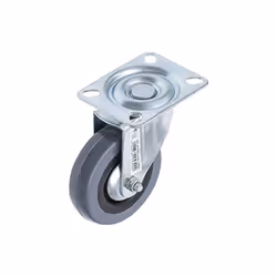 Roue à roulement à billes avec socle à visser. Diamètre des roues : 75 mm - Hauteur totale : 95 mm. Charge maximale : : 50 kg ...
