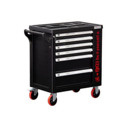 Servante datelier BGS TECHNIC - 6 tiroirs et 1 porte latérale - vide - 6055-1