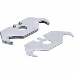 Pour la découpe de tapis Matériau de la lame: Acier au carboneSK5 Convient pour les cutters de sécurité Poids brut: 30 g Adap ...