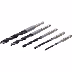 con puntas de centrado con eje cortante para trabajar la madera contenido del suministro: broca para madera Ø 4 mm, longitud: ...