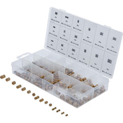Bgs Technic - Assortiments d'écrous autobloquants laiton 330 pièces