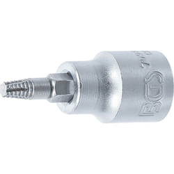 Douille à embouts extracteurs de vis 10 mm (3/8'') pour profil t (pour torx) défectueux T25 bgs 7098-T25