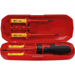 Jeu de tournevis VDE avec lames de réserve BGS TECHNIC - 8 pcs - 35813