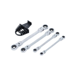 Jeu de clés annulaires à cliquet double BGS TECHNIC- 4 pcs - 71028