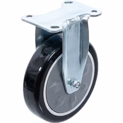Pour servante d'atelier, art.4235, 6070 roulette en matière plastique à roulement à billes avec plaque de montage Largeur de  ...