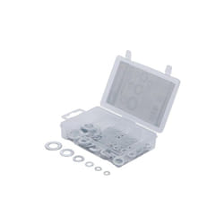 Assortiment De Rondelles Ø 4 - 12 Mm (Diamètre Interne) 130 Pcs. Bgs Do It Yourself 88133