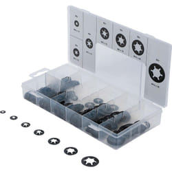 Bgs Technic - Assortiment de goujons de verrouillage / rondelles de serrage M3 - M12 340 pièces
