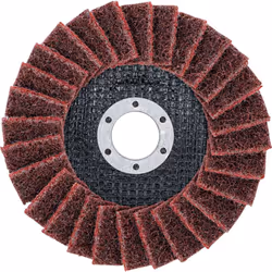Disque à lamelles à membrane de ponçage compartimentée sur un plateau en fibre de verre Pour la préparation et le polissage d ...