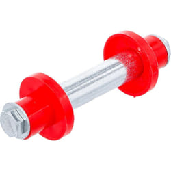 Bgs Technic - Kit d'essieux pour roue de brouette 128 mm ø 20 mm avec 2 douilles d'écartement