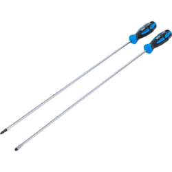 Bgs Technic - Jeu de tournevis extra longs fente, cruciformes ph 2 pièces