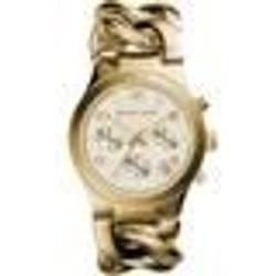Montre Femme - MICHAEL KORS - Quartz Chronographe - Bracelet Chaîne Doré - Etanche 5 ATM