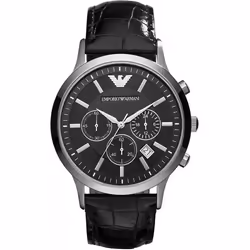 Montre Emporio Armani Renato Pour Hommes en Noir - AR2447