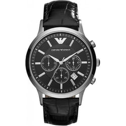 Montre Emporio Armani Renato Pour Hommes en Noir - AR2447