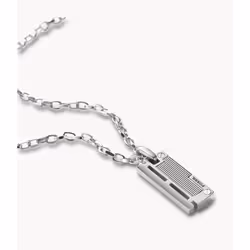 Fossil JF84466040 collier Collier matinée Femelle Acier inoxydable