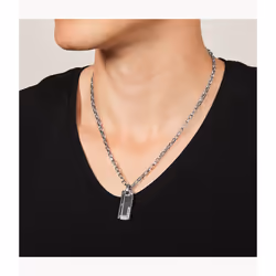 Fossil JF84466040 collier Collier matinée Femelle Acier inoxydable