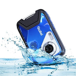 Rollei Sportsline 60 Plus Appareil-photo compact 8 MP CMOS 5616 x 3744 pixels Noir, Bleu, Blanc