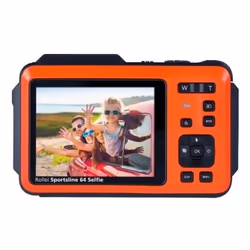 Rollei Sportsline 64 Selfie Appareil-photo compact 64 MP CMOS 9216 x 6912 pixels Orange - Vue supplémentaire 2