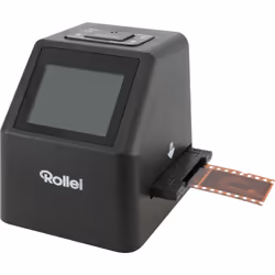 Rollei DF-S 310 SE, 10 bit, Numériseur d’archivage/à défilement, Noir, LCD, 6,1 cm (2.4"), 128 Mo