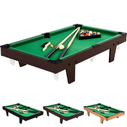 Mini table de billard - Marque - Brun foncé - Accessoires inclus