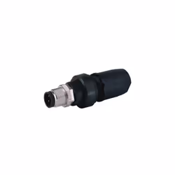 MOSA M12 St. auto-fixation. Borne de coupe à 4 broches. 0,5 à 1,0 mm2. Connecteur MOSA M12 connecteur mâle Borne de coupe à c ...