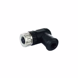 Prise M12 à 90 ° - Borne à vis à 5 broches. 0,14 - 1,5 mm² - Diamètre du câble : 2,5 - 8 mm. Connecteur Borne à vis M12 à 90  ...