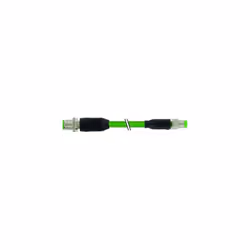 Connecteur Fiche M12 0° / fiche M8 blindée à 0°, Ethercat Technique de raccordement / câbles de raccordement.