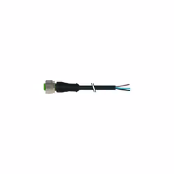 Connecteur Prise M12 0° B codée Technique de raccordement/avec extrémité de ligne libre