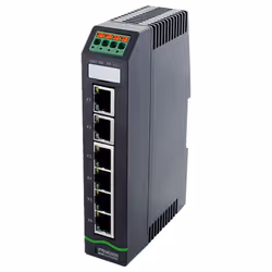 Murr Elektronik Xelity 6TX Unmanaged Switch 6 x 100Mbit RJ45 ports Caractéristiques : Alimentation électrique Pinces à ressor ...
