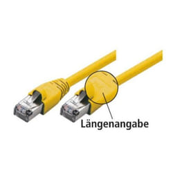 Tecline 2m Cat5e SF/UTP câble de réseau Jaune SF/UTP (S-FTP)