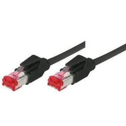 Tecline 10m Cat.6A câble de réseau Noir Cat6a S/FTP (S-STP)
