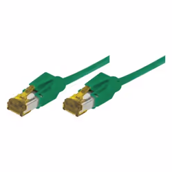 EXC Patch RJ45 S/FTP CAT 7 LSOH Snagless Green 1, 1 m, Cat7, S/FTP (S-STP), RJ-45, RJ-45