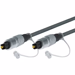 Tecline 5.0m Toslink - Toslink, TOSLINK, Mâle, TOSLINK, Mâle, 5 m, Noir