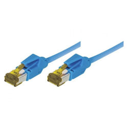 EXC Patch RJ45 S/FTP CAT 7 LSOH Snagless Blue 0. câble de réseau 0,3 m Cat7 S/FTP (S-STP)