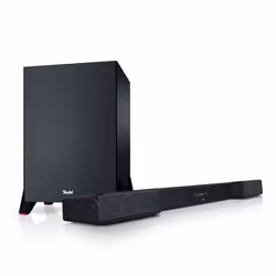 Teufel CINEBAR DUETT Power Edition 2.1-Set Barre de son fine et élégante avec caisson de basses T 8 pour un son