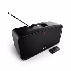 TEUFEL BOOMSTER puissante enceinte stéréo Bluetooth radio DAB+ - Noir
