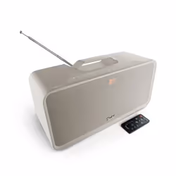TEUFEL BOOMSTER puissante enceinte stéréo Bluetooth radio DAB+ - Blanc