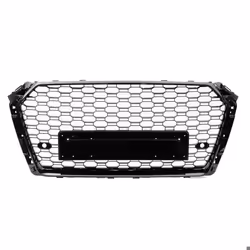 Calandre avant ABS Audi A4 B9 de 2015 a 2019 Noir sans embleme-41207268